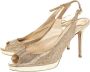 Jimmy Choo Pre-owned Fabric sandals Yellow Dames - Thumbnail 3
