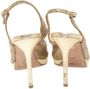 Jimmy Choo Pre-owned Fabric sandals Yellow Dames - Thumbnail 4