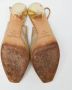 Jimmy Choo Pre-owned Fabric sandals Yellow Dames - Thumbnail 6