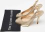 Jimmy Choo Pre-owned Fabric sandals Yellow Dames - Thumbnail 9