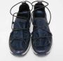 Jimmy Choo Pre-owned Fabric sneakers Blue Dames - Thumbnail 3