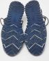 Jimmy Choo Pre-owned Fabric sneakers Blue Dames - Thumbnail 6