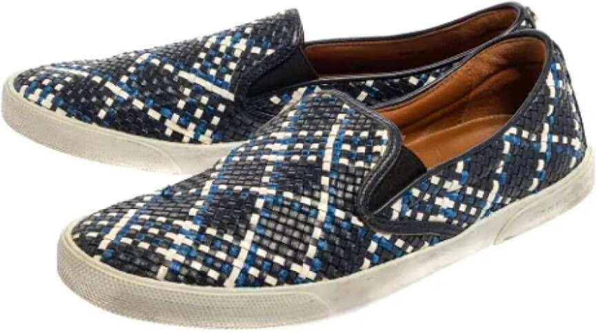 Jimmy Choo Pre-owned Fabric sneakers Blue Dames