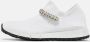 Jimmy Choo Pre-owned Knit sneakers White Dames - Thumbnail 2