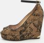 Jimmy Choo Pre-owned Lace heels Beige Dames - Thumbnail 2