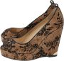 Jimmy Choo Pre-owned Lace heels Beige Dames - Thumbnail 3