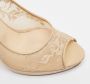 Jimmy Choo Pre-owned Lace heels Beige Dames - Thumbnail 7