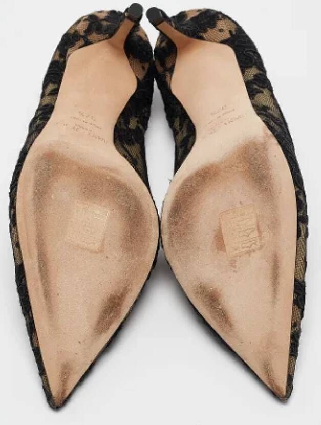 Jimmy Choo Pre-owned Lace heels Black Dames
