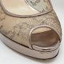 Jimmy Choo Pre-owned Lace heels Brown Dames - Thumbnail 7