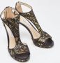 Jimmy Choo Pre-owned Lace sandals Black Dames - Thumbnail 4