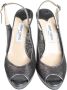Jimmy Choo Pre-owned Lace sandals Gray Dames - Thumbnail 2