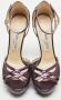 Jimmy Choo Pre-owned Lace sandals Purple Dames - Thumbnail 3