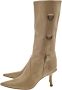 Jimmy Choo Pre-owned Leather boots Beige Dames - Thumbnail 3
