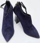 Jimmy Choo Pre-owned Leather boots Blue Dames - Thumbnail 4