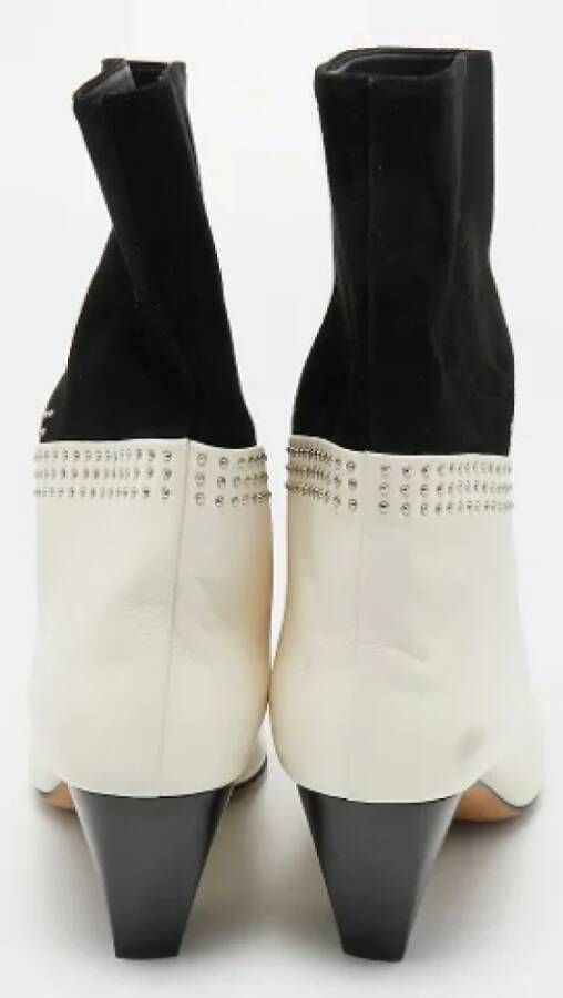 Jimmy Choo Pre-owned Leather boots White Dames