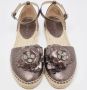 Jimmy Choo Pre-owned Leather espadrilles Gray Dames - Thumbnail 3