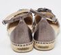 Jimmy Choo Pre-owned Leather espadrilles Gray Dames - Thumbnail 5