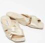 Jimmy Choo Pre-owned Leather flats Beige Dames - Thumbnail 4