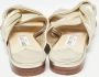 Jimmy Choo Pre-owned Leather flats Beige Dames - Thumbnail 5
