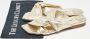 Jimmy Choo Pre-owned Leather flats Beige Dames - Thumbnail 9