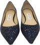 Jimmy Choo Pre-owned Leather flats Blue Dames - Thumbnail 2