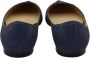Jimmy Choo Pre-owned Leather flats Blue Dames - Thumbnail 4