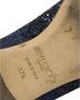 Jimmy Choo Pre-owned Leather flats Blue Dames - Thumbnail 5