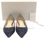 Jimmy Choo Pre-owned Leather flats Blue Dames - Thumbnail 8