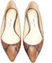 Jimmy Choo Pre-owned Leather flats Brown Dames - Thumbnail 2