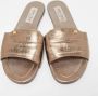 Jimmy Choo Pre-owned Leather flats Gray Dames - Thumbnail 3