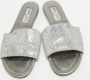 Jimmy Choo Pre-owned Leather flats Gray Dames - Thumbnail 3