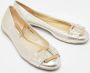 Jimmy Choo Pre-owned Leather flats Gray Dames - Thumbnail 4