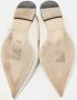 Jimmy Choo Pre-owned Leather flats White Dames - Thumbnail 6