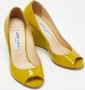 Jimmy Choo Pre-owned Leather flats Yellow Dames - Thumbnail 4