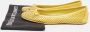 Jimmy Choo Pre-owned Leather flats Yellow Dames - Thumbnail 9