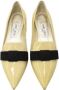 Jimmy Choo Pre-owned Leather flats Yellow Dames - Thumbnail 5