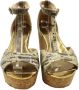Jimmy Choo Pre-owned Leather heels Beige Dames - Thumbnail 2