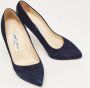 Jimmy Choo Pre-owned Leather heels Blue Dames - Thumbnail 4