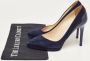 Jimmy Choo Pre-owned Leather heels Blue Dames - Thumbnail 9