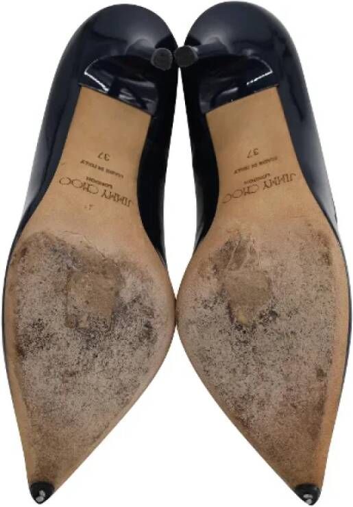 Jimmy Choo Pre-owned Leather heels Blue Dames
