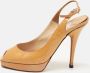 Jimmy Choo Pre-owned Leather heels Brown Dames - Thumbnail 2