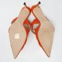 Jimmy Choo Pre-owned Leather heels Orange Dames - Thumbnail 6