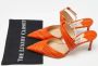 Jimmy Choo Pre-owned Leather heels Orange Dames - Thumbnail 9