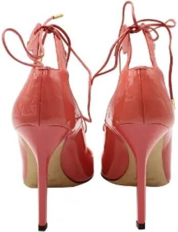 Jimmy Choo Pre-owned Leather heels Pink Dames