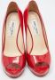 Jimmy Choo Pre-owned Leather heels Red Dames - Thumbnail 3