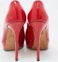 Jimmy Choo Pre-owned Leather heels Red Dames - Thumbnail 5