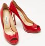 Jimmy Choo Pre-owned Leather heels Red Dames - Thumbnail 5