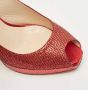 Jimmy Choo Pre-owned Leather heels Red Dames - Thumbnail 7