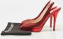 Jimmy Choo Pre-owned Leather heels Red Dames - Thumbnail 9