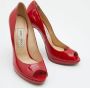 Jimmy Choo Pre-owned Leather heels Red Dames - Thumbnail 4
